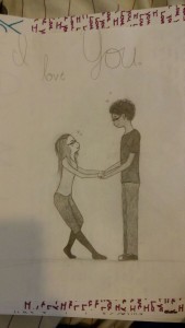 A drawing she made for me
